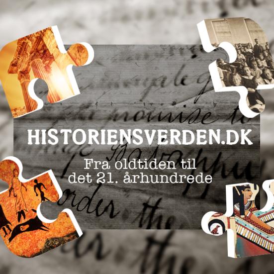 puslespilsbrikker på historiebaggrund