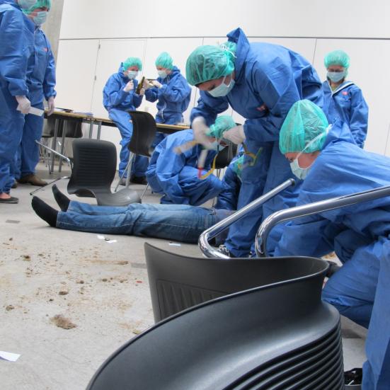 Opstillet kriminalteknisk undersøgelse