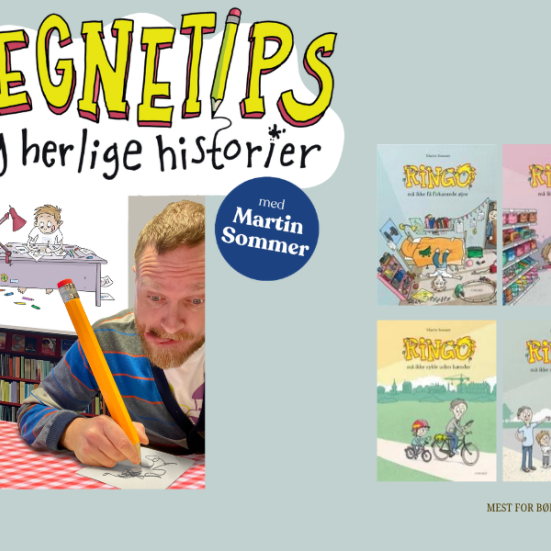 Tegnetips og herlige historier med Martin Sommer