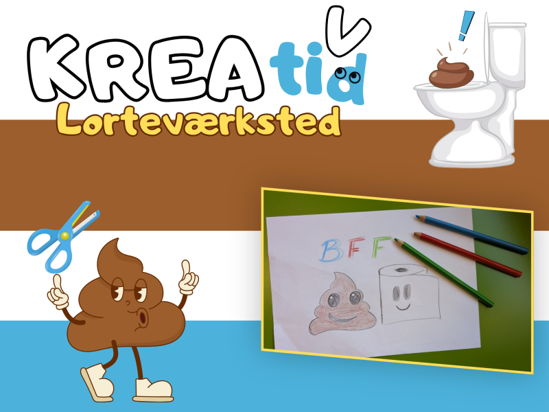 Lort, toilet, krea