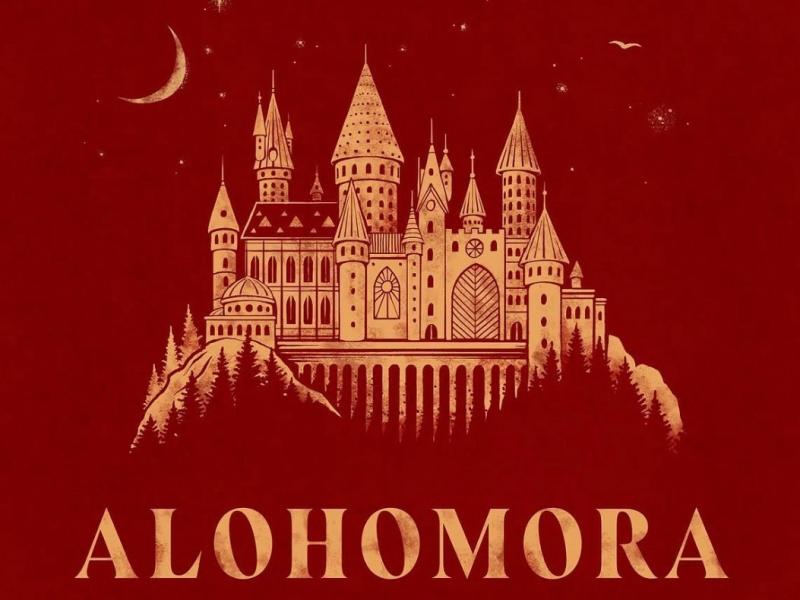 Alohomora live podcast logo