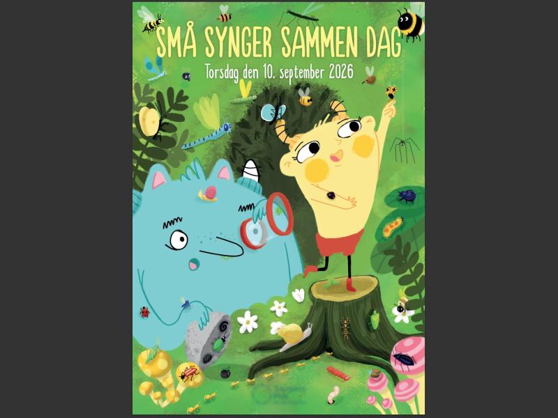 Små synger sammen plakat 2026