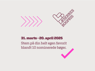 Logo for Læsernes Bogpris