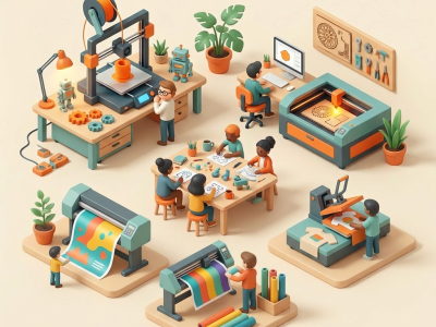 Små figurer i makerspace