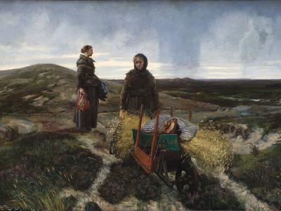 To damer på en bakke