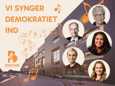 Vi Synger demokratiet Ind