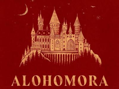 Alohomora live podcast logo