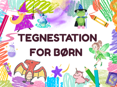 Logo for tegnestation med tema magi