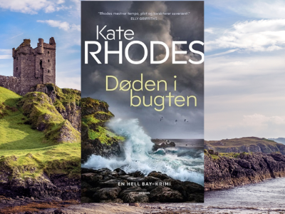 Krimiforside med et engelsk landskab i baggrunden