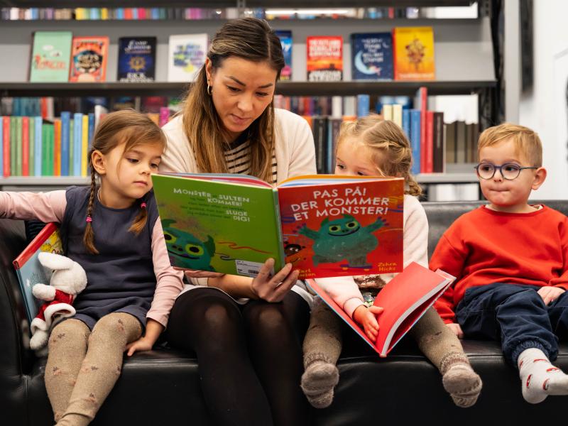 Børn på biblioteket