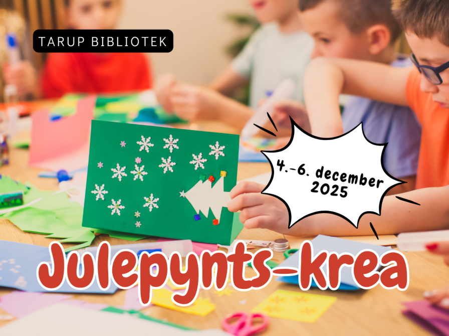 Julepynts-krea på Tarup Bibliotek