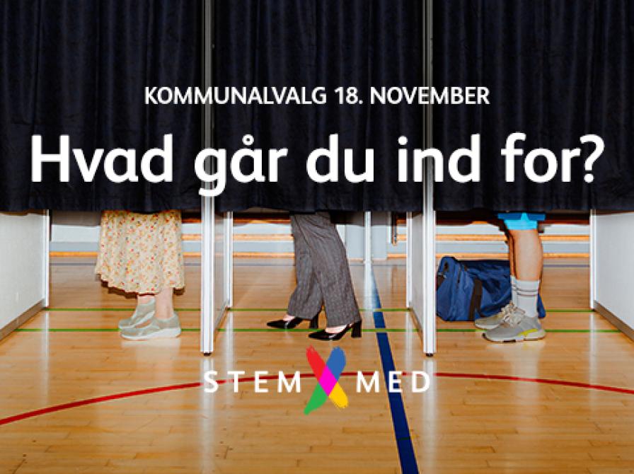 Stemmeboks i brug